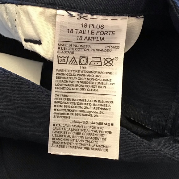 Pants NWT Old Navy 18 plus School Uniform - Picture 5 of 6